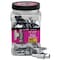 Apollo 1/2 in. PEX Barb x 3/8 in. Compression Brass Quarter-Turn Straight Stop Valve Jar, Chromed, 20PK APXVS1238C20JR - alternate 2